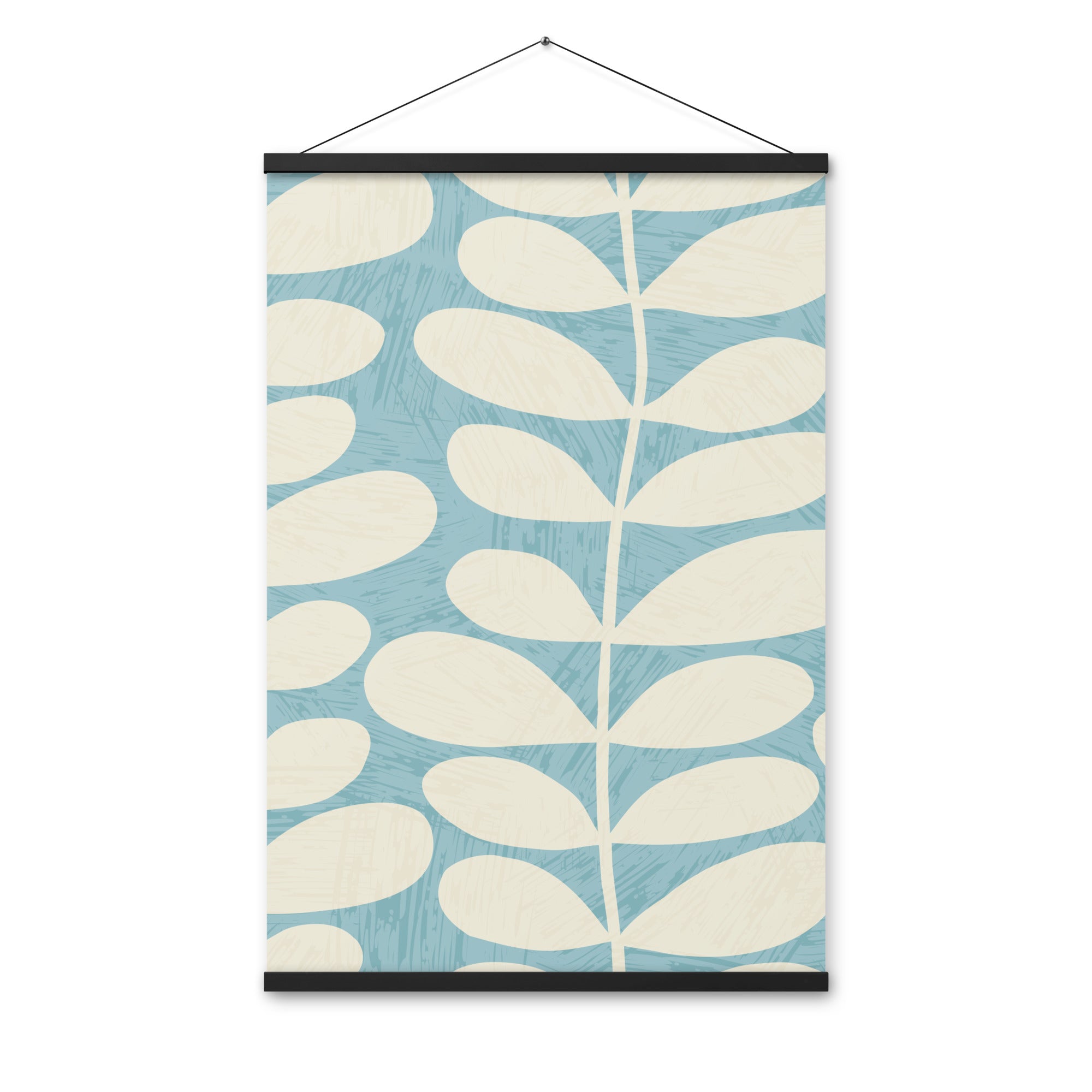 Poster with hangers